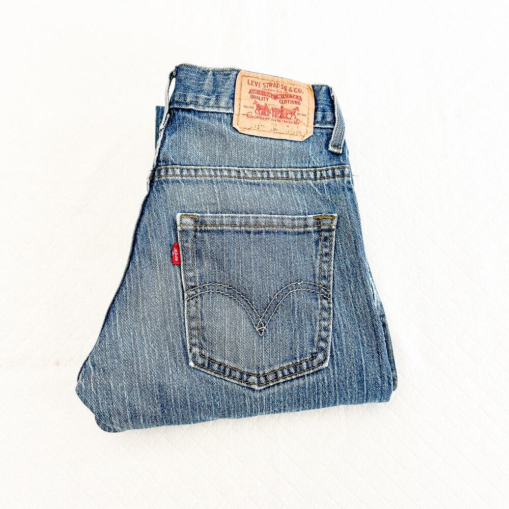 Levi's 511 Skinny Dark Wash Denim Jeans Size 26 x 26.5 12 Regular